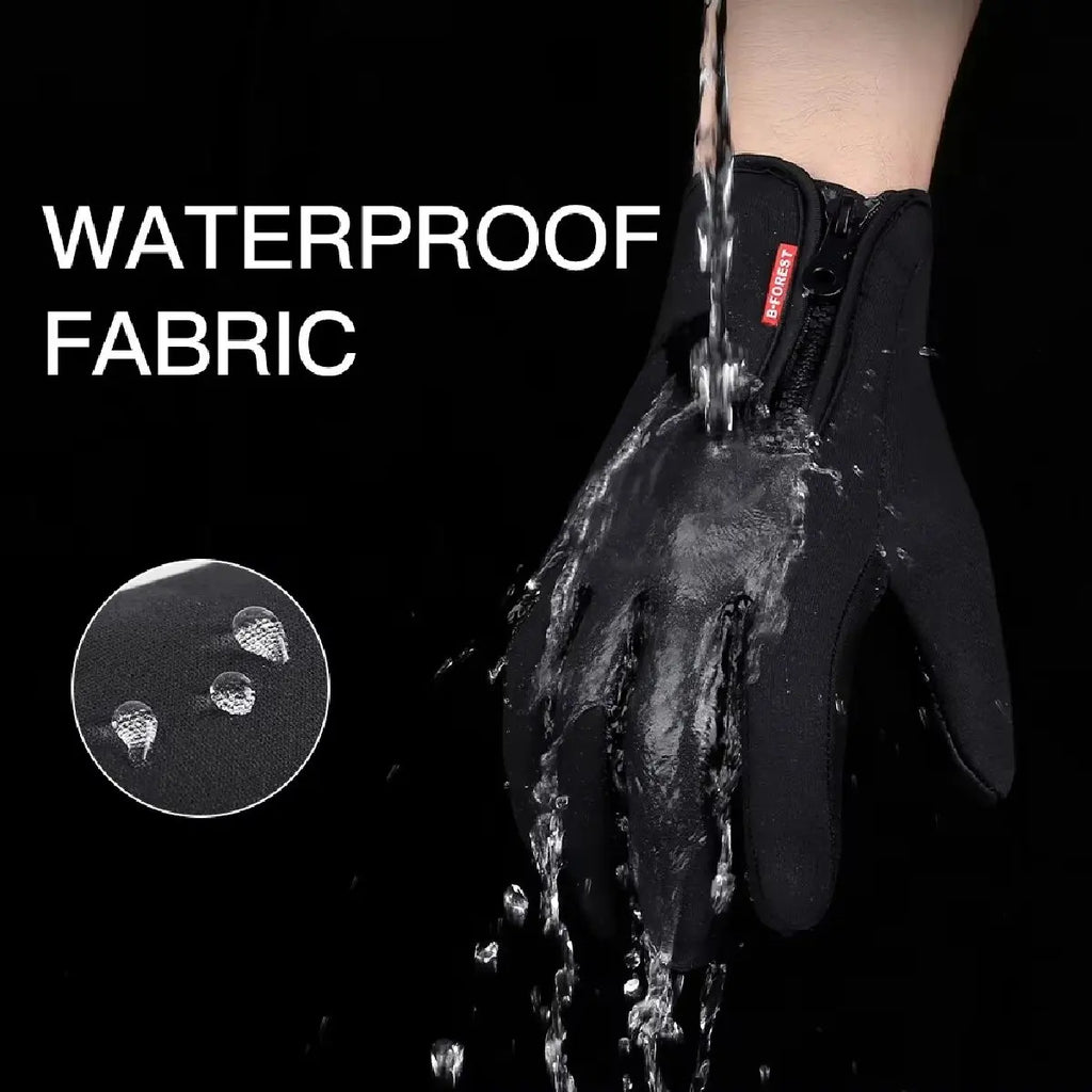 Touchscreen Warm Gloves Outdoor Cycling Driving Motorcycle Waterproof Cold Gloves Windproof Non-Slip Womens Men Winter Ski Glove
