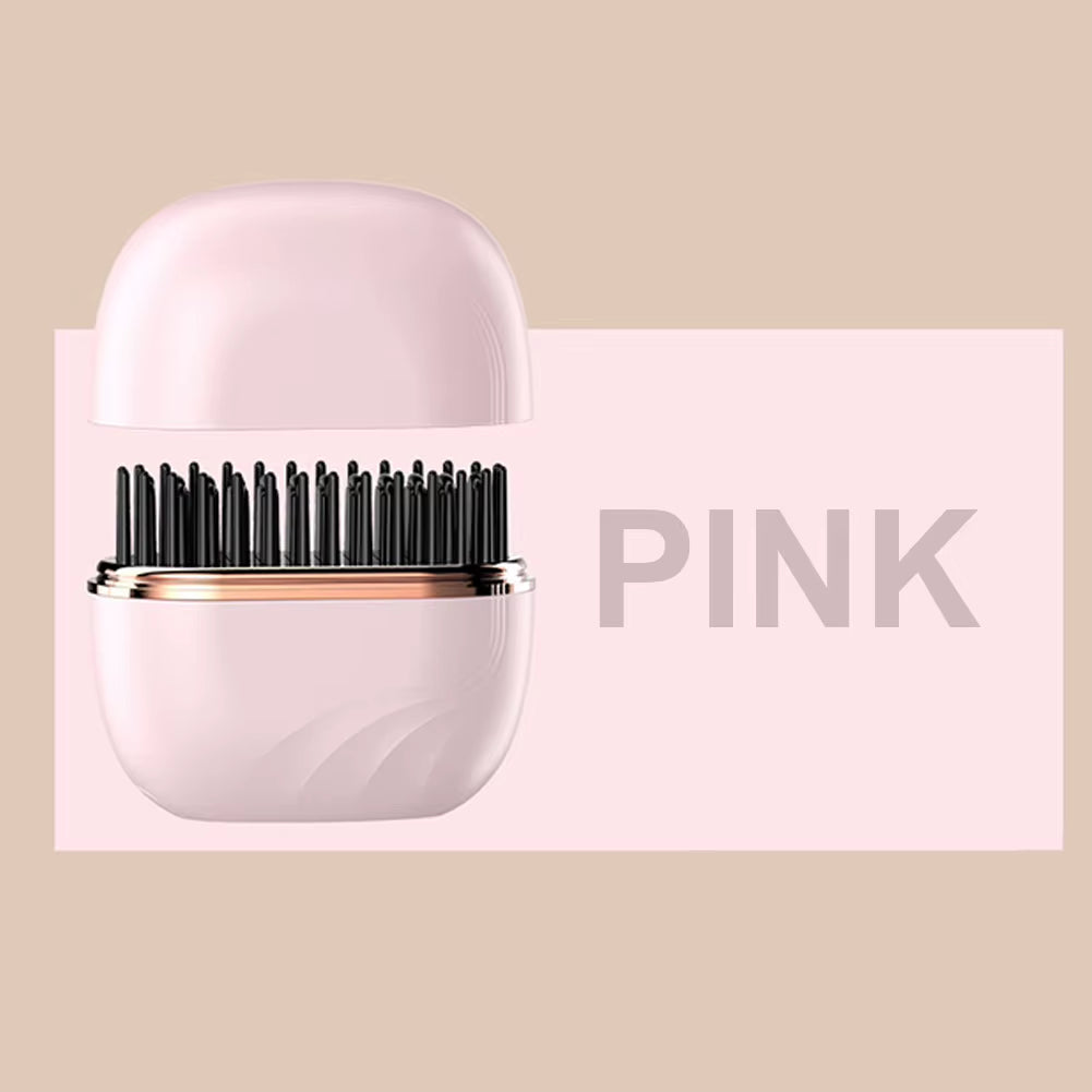Mini Hair Straightening Comb Wireless Charging Portable Multifunctional Hair Care Not Hurt Hair Styling Comb Hair Straightener
