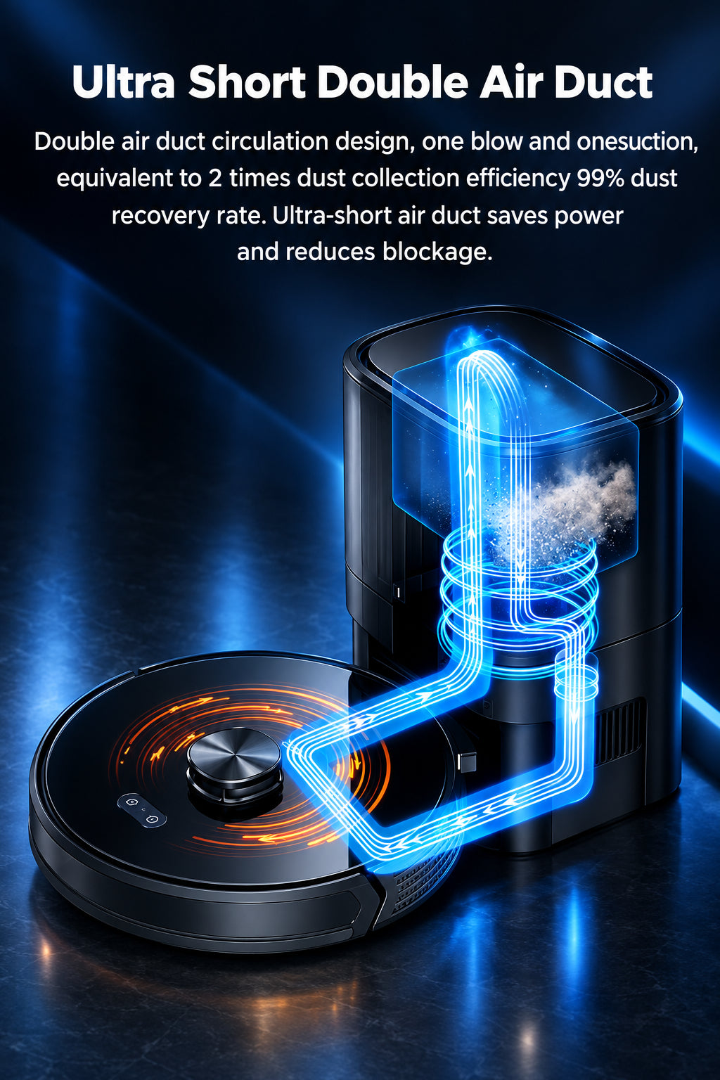 Smart Vacuum Cleaner Robot ABIR K30 with Self-Empty APP Control Automatic Dusty Disposal Customized Logo with Good Factory Price