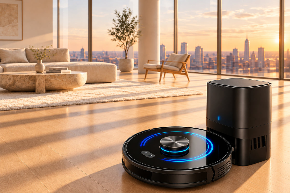 Smart Vacuum Cleaner Robot ABIR K30 with Self-Empty APP Control Automatic Dusty Disposal Customized Logo with Good Factory Price